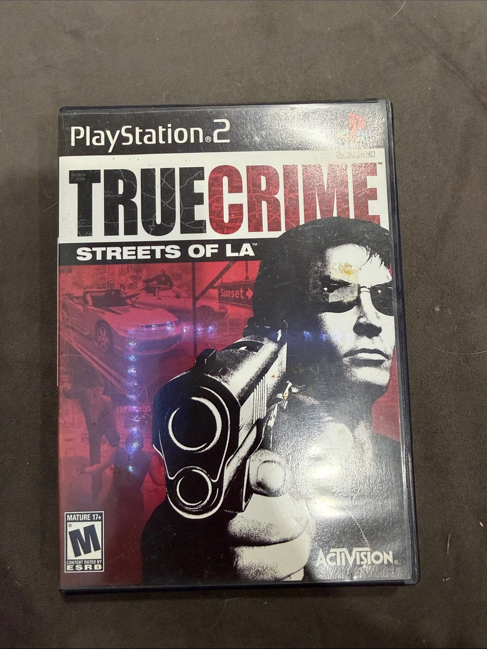 Sony PlayStation 2 True Crime: Streets of LA - Black & Red